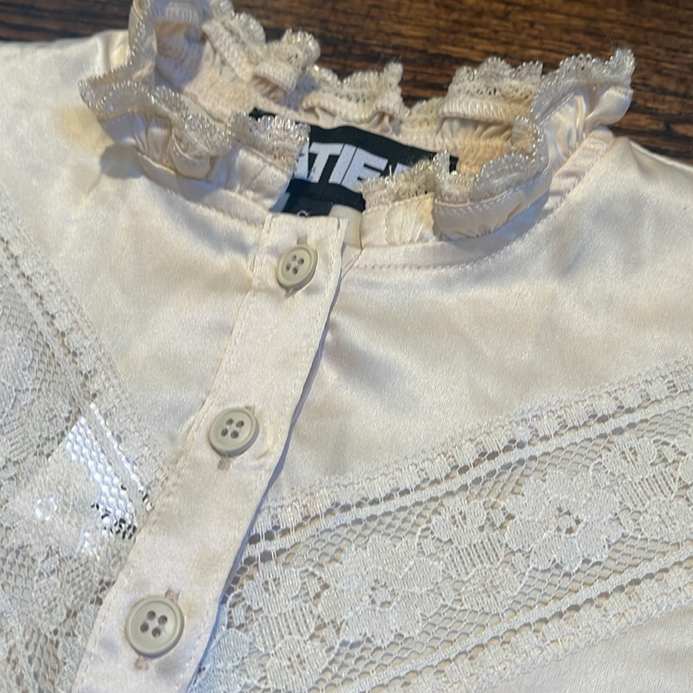Katie J size small button down top for little girls. - Picture 6 of 8